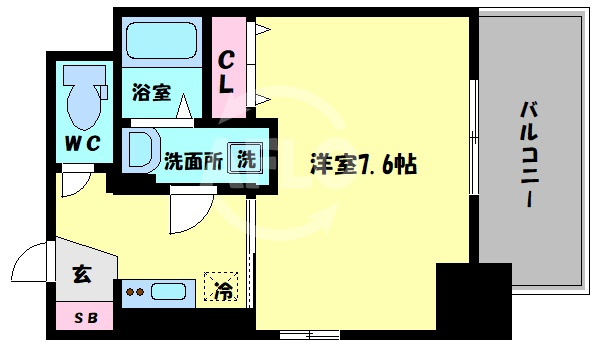 エスリード大阪城アクシスの間取り|エスリード大阪城アクシス　間取り