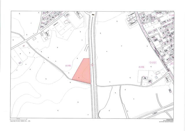 千葉市中央区赤井町の売地の区画図