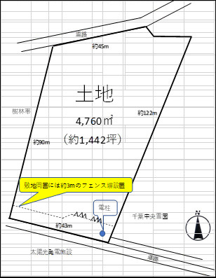 千葉市若葉区中野町の売地