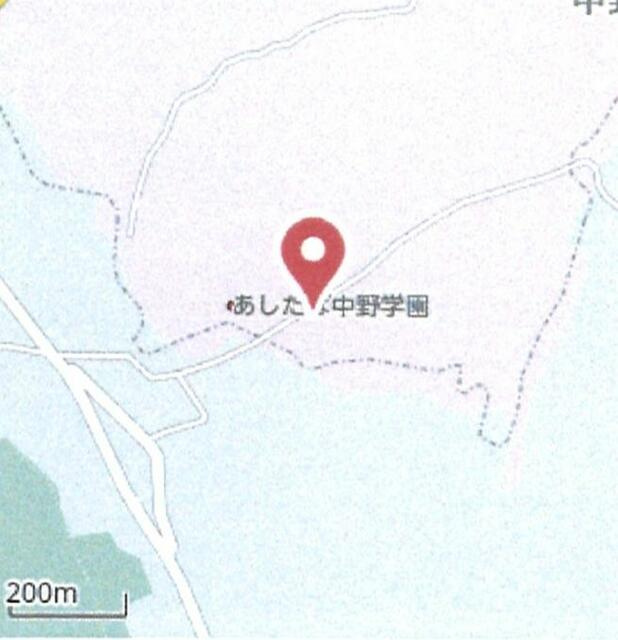千葉市若葉区中野町の売地の区画図