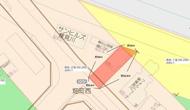 千葉市花見川区畑町の売地