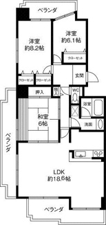 【間取り】 | スコーレ川西・畦野駅前　7階