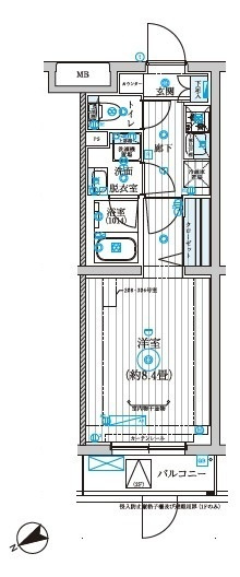 調布市上石原１丁目の賃貸マンションの間取り