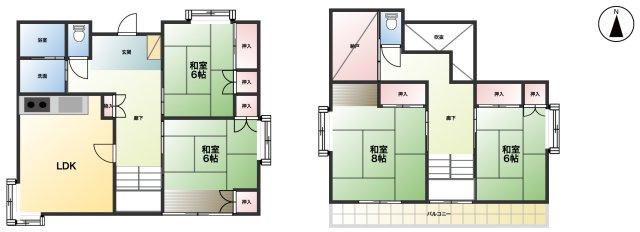 【間取り】 | 鴻巣市松原4丁目　中古戸建