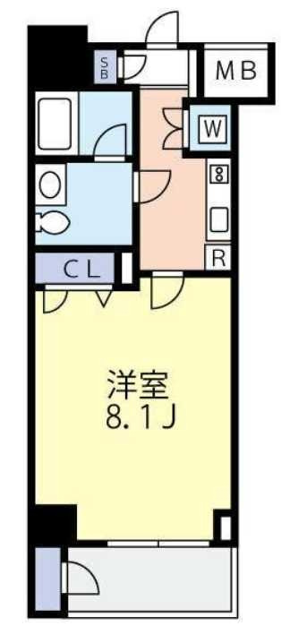グランヴァン駒沢大学　駅近　角部屋　眺望良好　オートロックの間取り