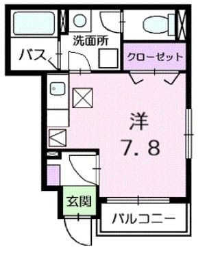 エコーハイムの間取り