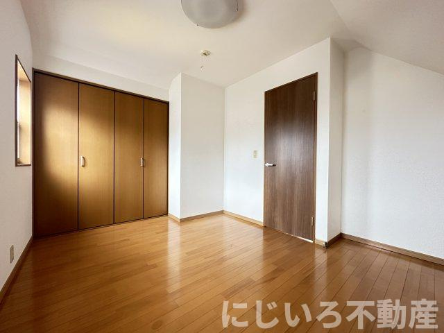 コテージツインの寝室