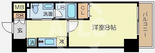 グルーヴ日本橋の間取り|グルーヴ日本橋　間取り
