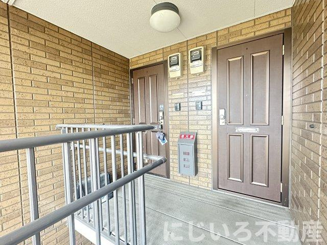 ルミナス富岡Aのバルコニー