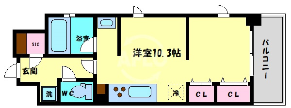 KDX堺筋本町レジデンスの間取り|KDX堺筋本町レジデンス　間取り