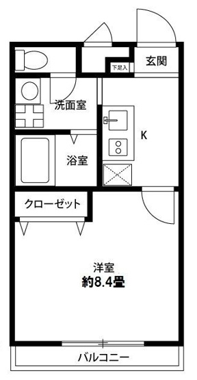 【間取り】 | アンプルール クラージュ堀内
