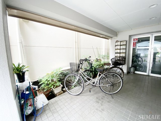 高台コーポのその他共用部分|駐輪場です☆