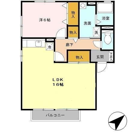 クレールハイムの間取り