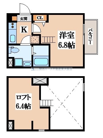 【間取り】 | Attic宝持（アティックホウジ）