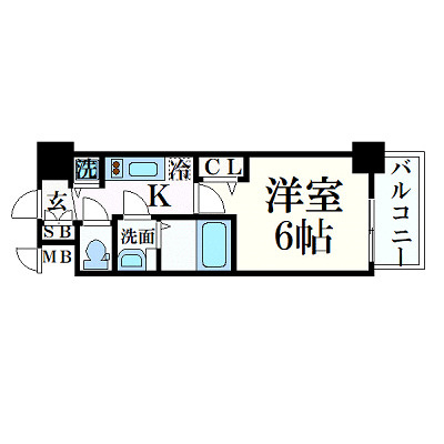 【間取り】 | プレサンス心斎橋ブライト