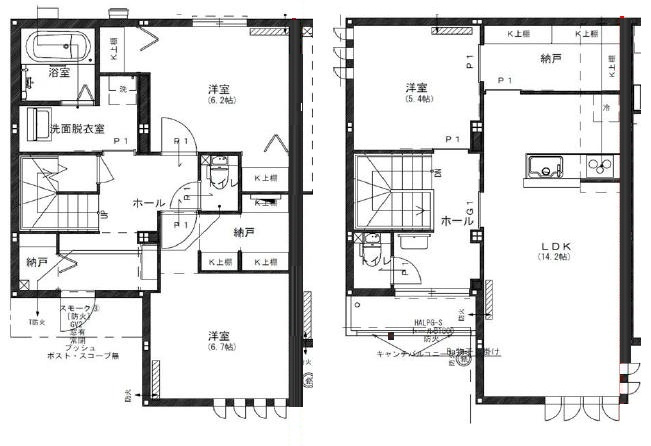 芦屋川ガーデンヒルズの間取り