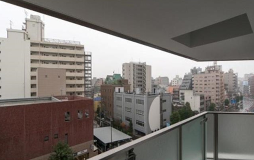 ＧＬ蔵前のバルコニー