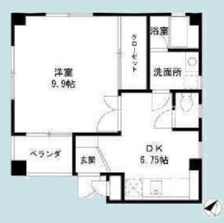 カーサＭＯ※初期費用分割あと払いサービス利用可能物件の間取り