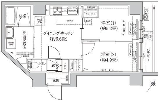 アイル　グランデ押上ノースの間取り