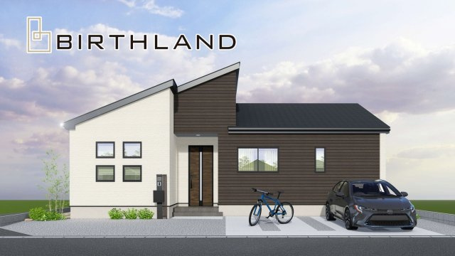 新築戸建・新築建売　郡山市富久山町久保田字石堂　赤木小・第五中の外観パース|〈6号棟〉完成予想図　2026年11月完成予定です！現地ご案内いたします♪