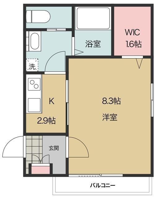 ベルデ東府中の間取り
