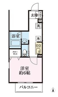 エルスタンザ東綾瀬の間取り