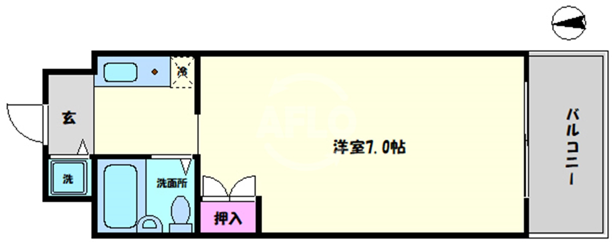 カセッティ新町の間取り|カセッティ新町　開放感ある間取り