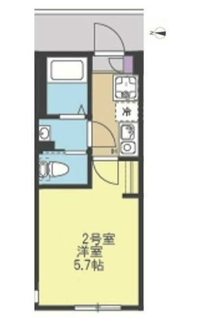 川崎市多摩区菅北浦２丁目のアパートの間取り