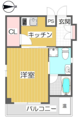 ヒルトップハイム桜川(事務所)の間取り|ヒルトップハイム桜川　間取り