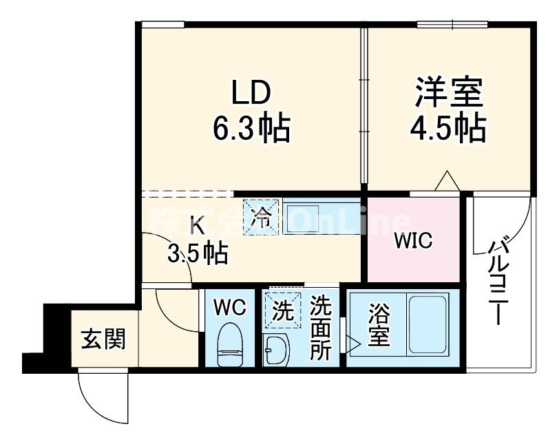 フジパレス花園Ⅰ番館の間取り