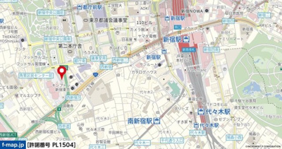 【地図】 | パレステュディオ新宿都庁前