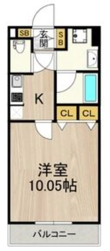 Lasante京橋の間取り|エスティメゾン京橋　開放感ある間取り