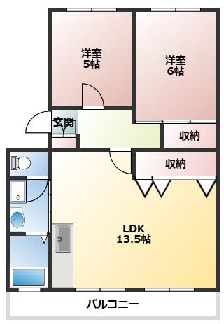 原マンションの間取り