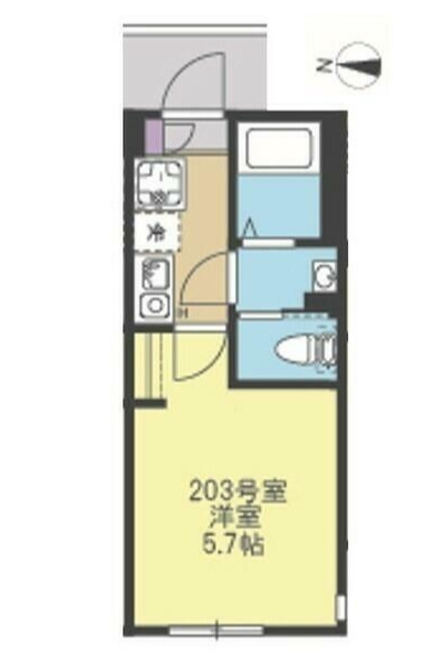 川崎市多摩区菅北浦２丁目のアパートの間取り