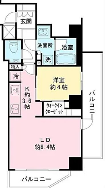 IBIS市ヶ谷の間取り