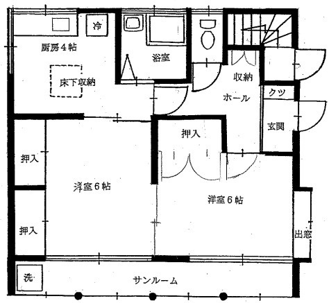 メゾンあずみ野の間取り