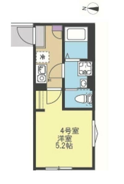川崎市多摩区菅北浦２丁目のアパートの間取り