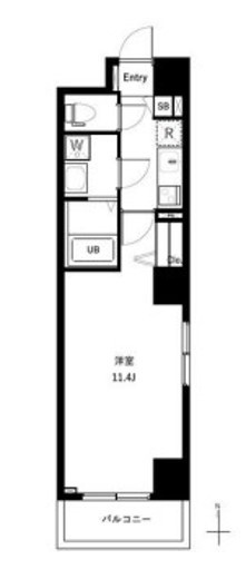 オーキッドレジデンス神田錦町の間取り