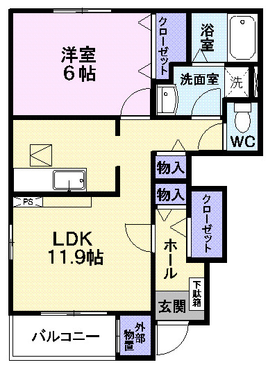 フォレストヴィラの間取り|間取図