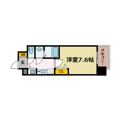 【間取り】 | プレサンス野田阪神駅前ザ・ファースト