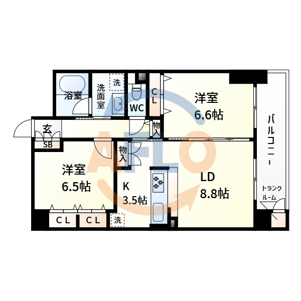 淀川ウエストタワーの間取り|淀川ウエストタワー　間取り