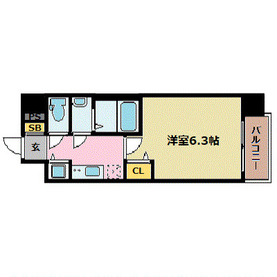 【間取り】 | プレサンス梅田東アルファ