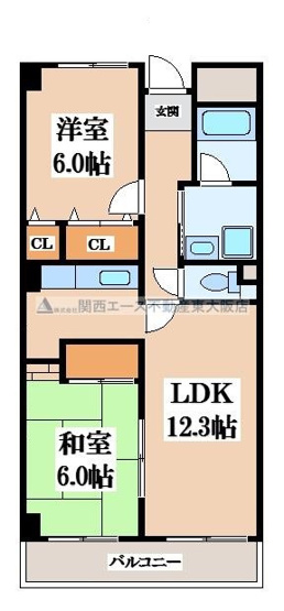 【間取り】 | プルミエハイツ花園