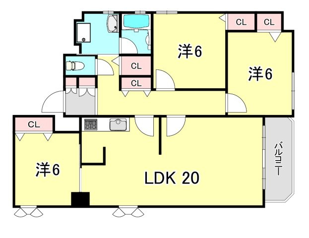 ピアグランデ順慶町の間取り