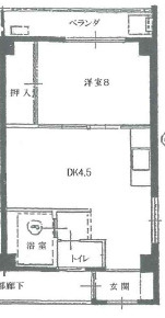 WING春日野の間取り