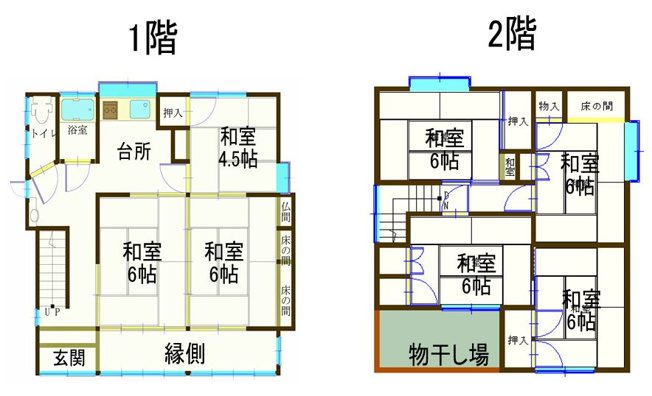 【間取り】 | 新潟市北区松浜本町1丁目　中村邸