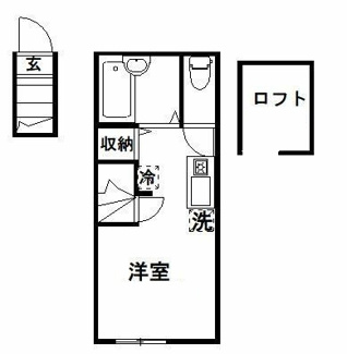 【間取り】 | ジュネス雑司が谷 | 間取りです。