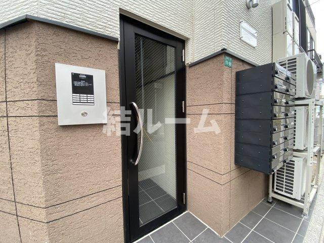 豊島区上池袋２丁目のアパートのエントランス