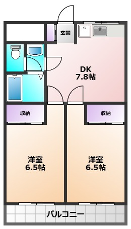 第３金子マンションの間取り