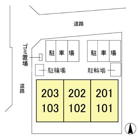 サンフォレストの区画図